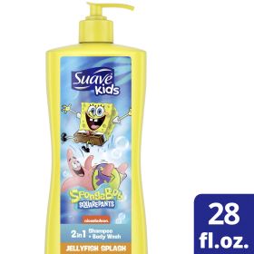 Suave Kids SpongeBob SquarePants Jellyfish Splash Shampoo + Body Wash;  28 fl oz