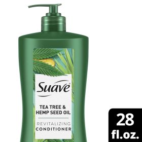 Suave Tea Tree & Hemp Seed Oil Revitalizing Conditioner;  28 fl oz