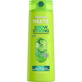 Garnier Fructis Grow Strong Shampoo;  For Stronger;  Healthier;  Shinier Hair;  12.5 fl oz