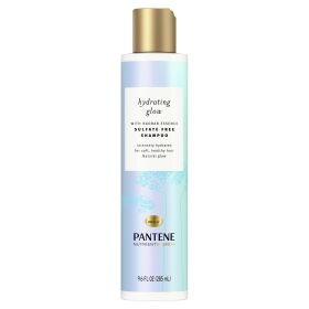 Pantene Hydrating Glow with Baobab Essence Shampoo;  Sulfate and Silicone Free;  9.6 fl oz
