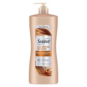 Suave Silk Protein Infusion Sleek and Smooth Conditioner for Soft;  Silky Hair;  28 fl oz