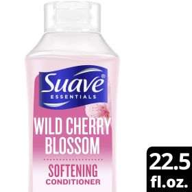 Suave Essentials Wild Cherry Blossom Softening Conditioner;  22.5 fl oz