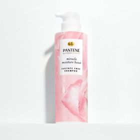 Pantene Nutrient Blends Miracle Moisture Boost Shampoo with Rose Water;  Sulfate Free;  14.8 oz