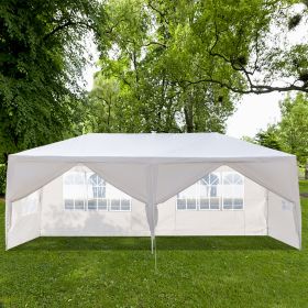 20''x10''(3 x 6m) Six Sides Two Doors Waterproof Tent with Spiral Tubes For Household;  Wedding;  Party;  Parking Shed  XH