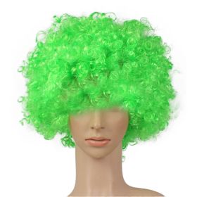 Colorful Clown Costume Wig - Multicolored Clown Wig Costume Accessories for Kids and Adults (Color: Green)