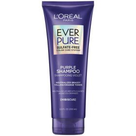 L'Oreal Paris EverPure Sulfate Free Purple Shampoo for Colored Hair;  6.8 fl oz (Brand: L'Oreal Paris)
